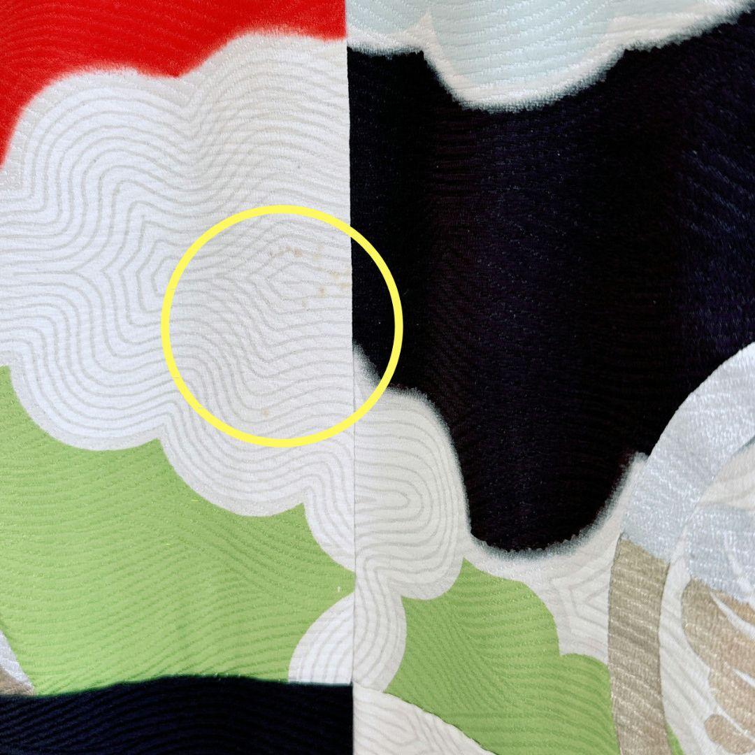 ぽっくりセット　昭和レトロ　七五三　７歳女の子　簡単半衿　黒丸帯　小物7082