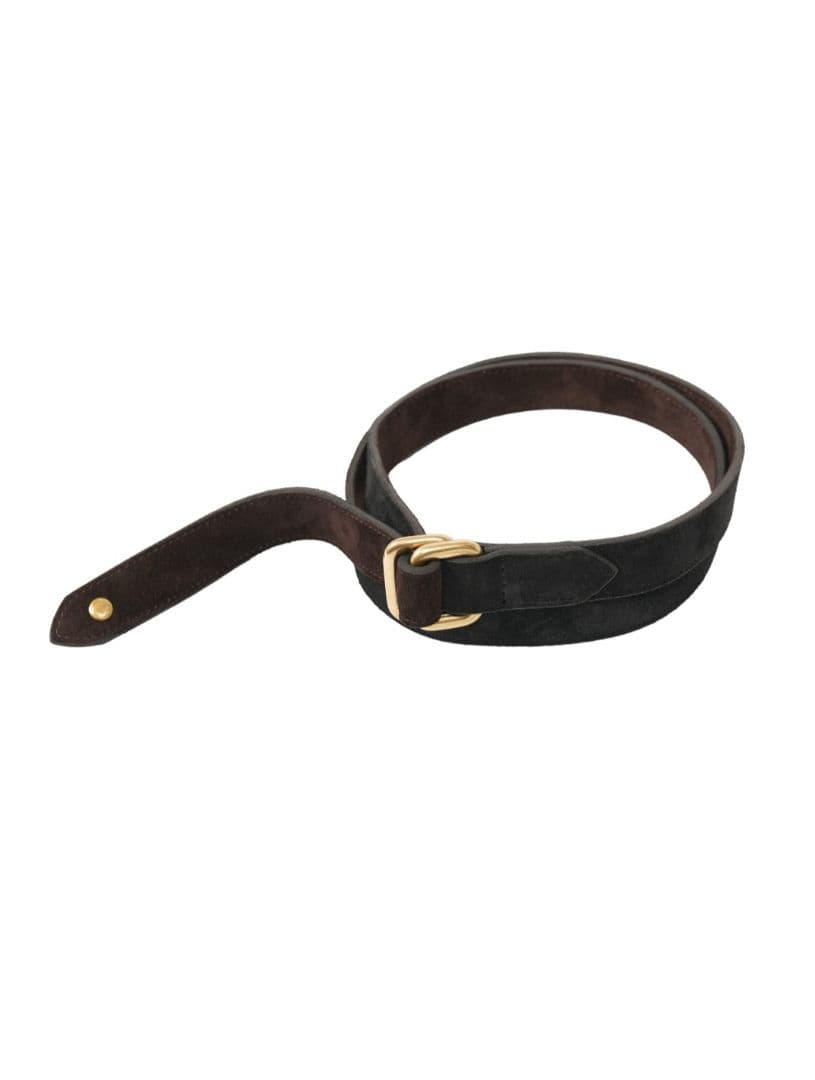 小物 KAJA REVERSIBLE SUEDE SQUARE RING BELT