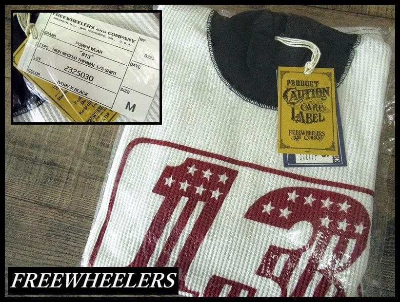 新品 23SF フリーホイーラーズ 50s 復刻 ハイネック サーマル シャツ