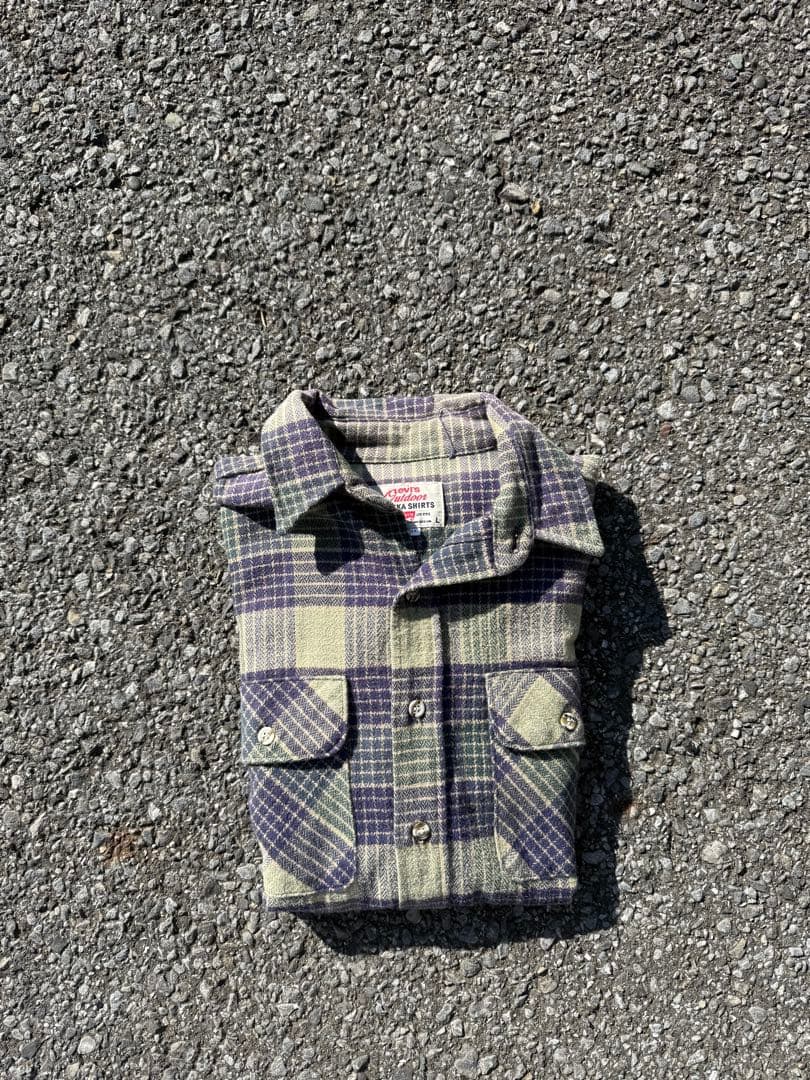 90s USA製Levi's ALASKAヘビーネルシャツ