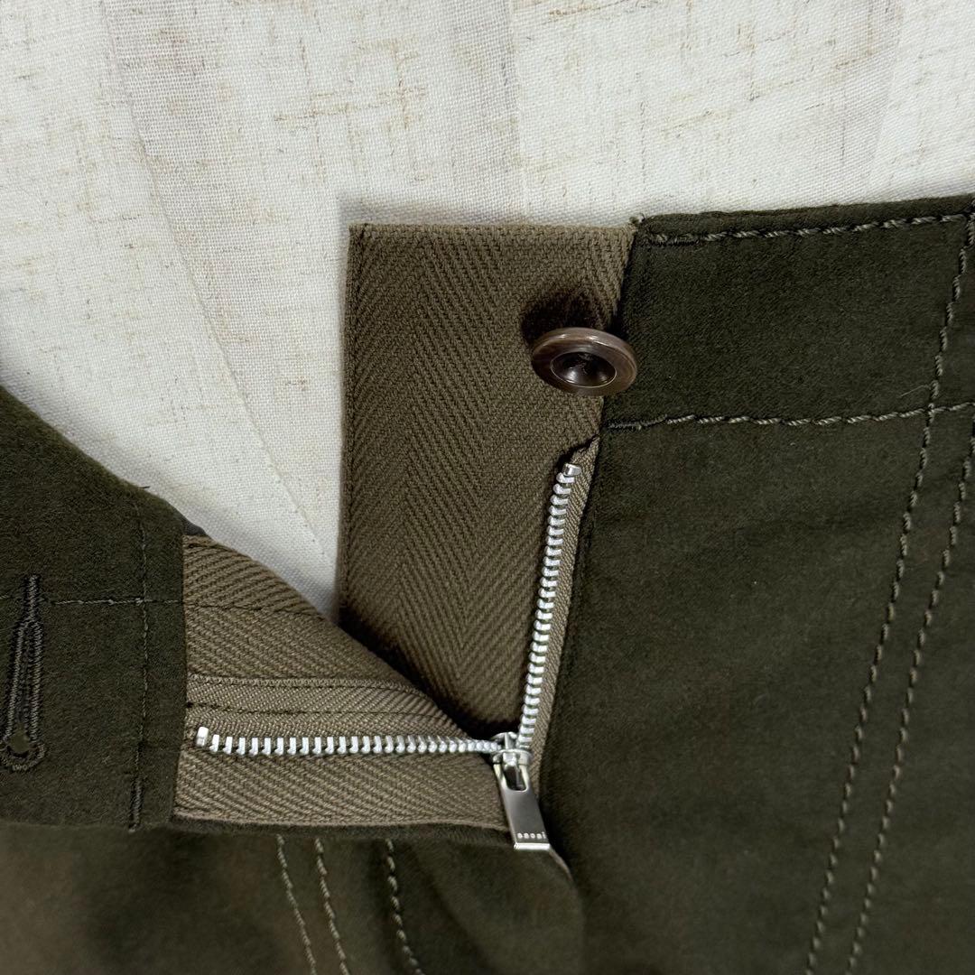 極美✨ sacai サカイ マーメイド スカート カーキ ミリタリー