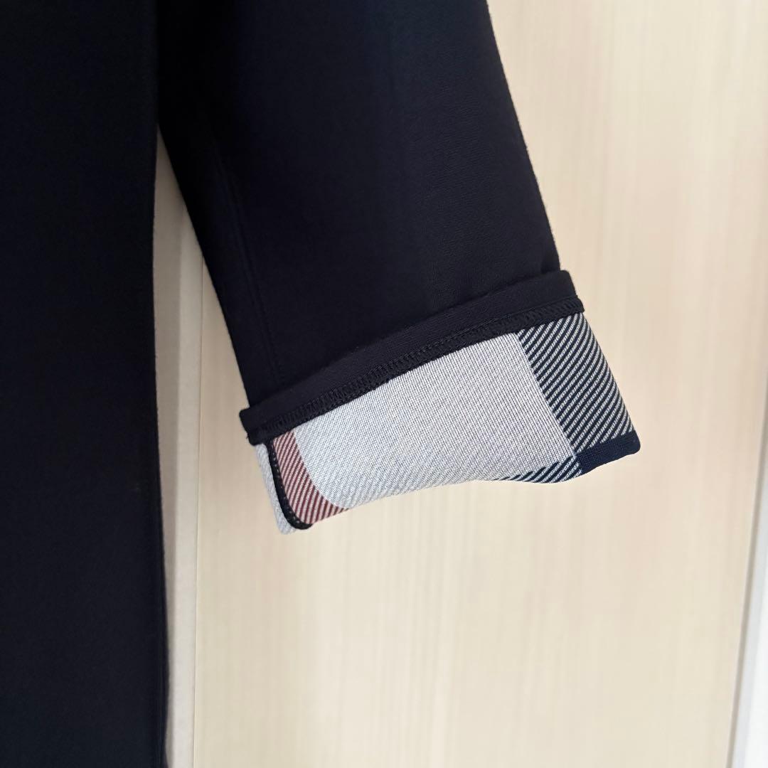 【未使用】ブルーレーベルクレストブリッジ チェックリバーシブルコーディガン