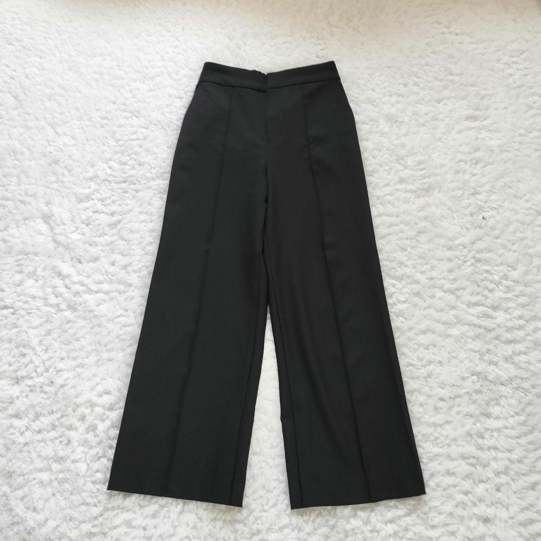 ロペピクニック セットアップ ウールライクサージ パンツ ジャケット 40 黒