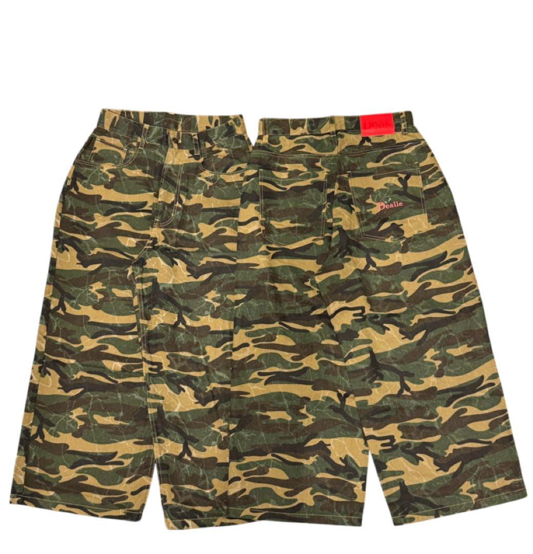 【完売品】Deaile バギーデニム 迷彩 Lサイズ pants