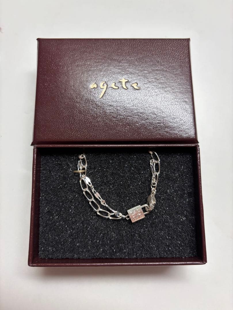 Agate シルバーブレスレット