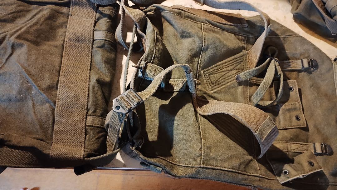 米軍実物　M-1941 コンバットパック　フィールドパック、カーゴパックセット