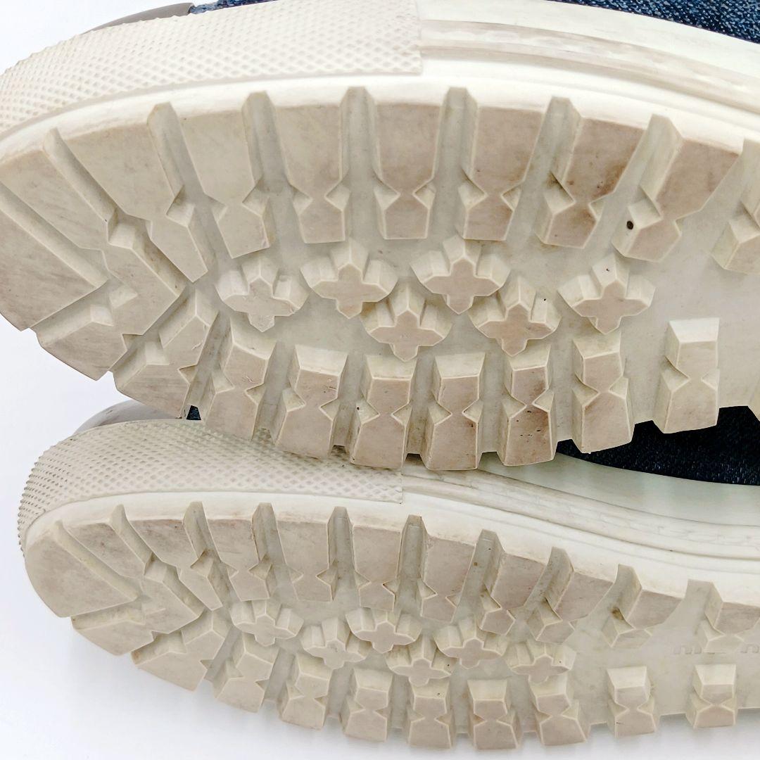 【美品】miumiu ミュウミュウ メタルキャップ デニム ハイカット 38