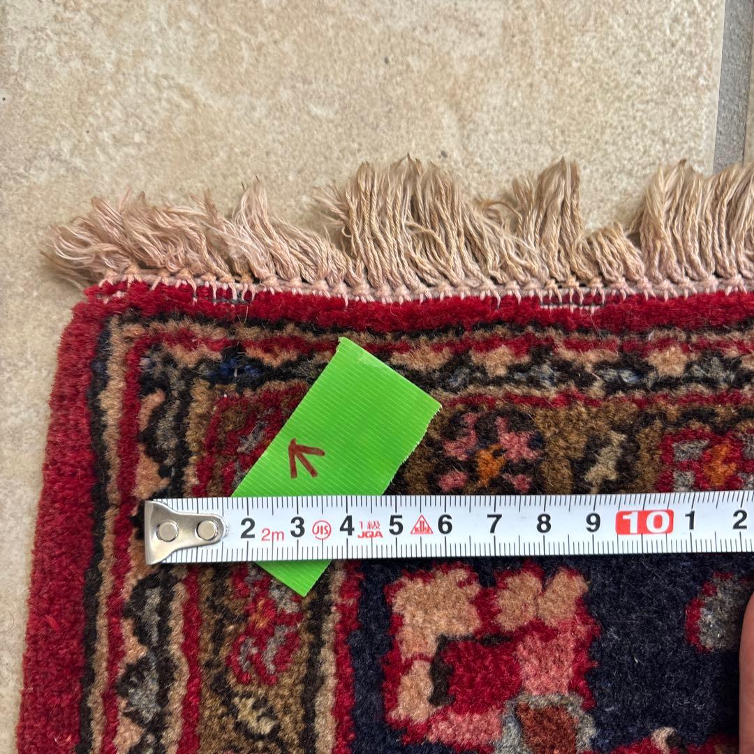 約206×134 ペルシャ絨毯　ヴィンテージ 検　キリム