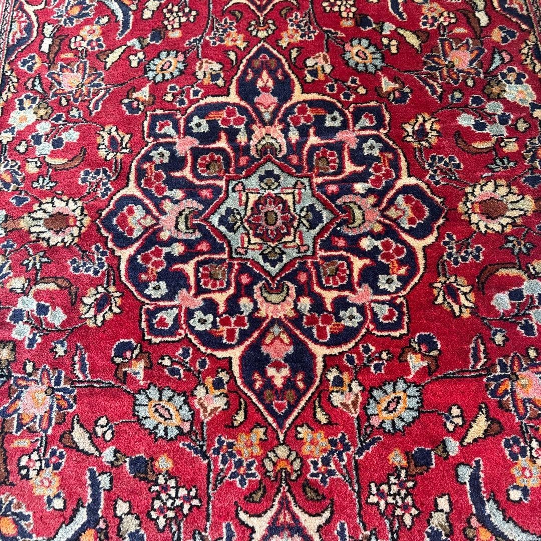 約206×134 ペルシャ絨毯　ヴィンテージ 検　キリム