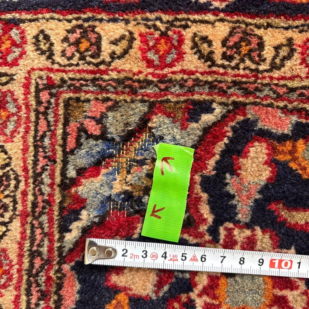 約206×134 ペルシャ絨毯　ヴィンテージ 検　キリム