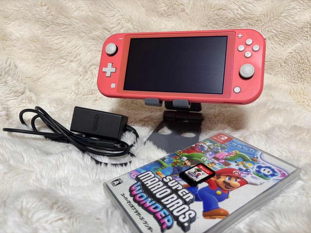 Nintendo Switch Lite コーラルピンク 本体 ソフト付き