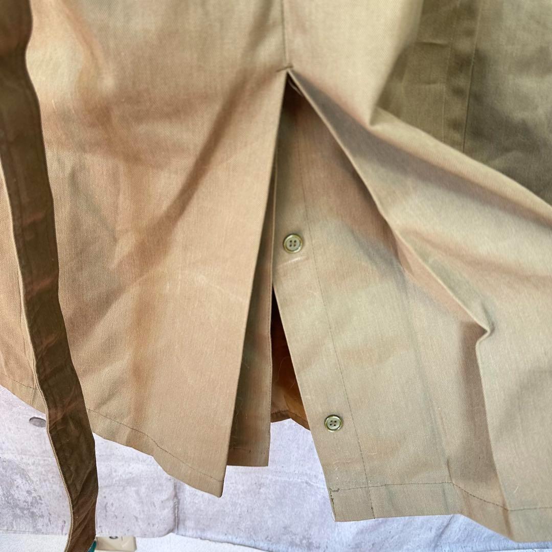 ミリタリーコート モーターサイクルコート トレンチコート スペイン軍 エポレット