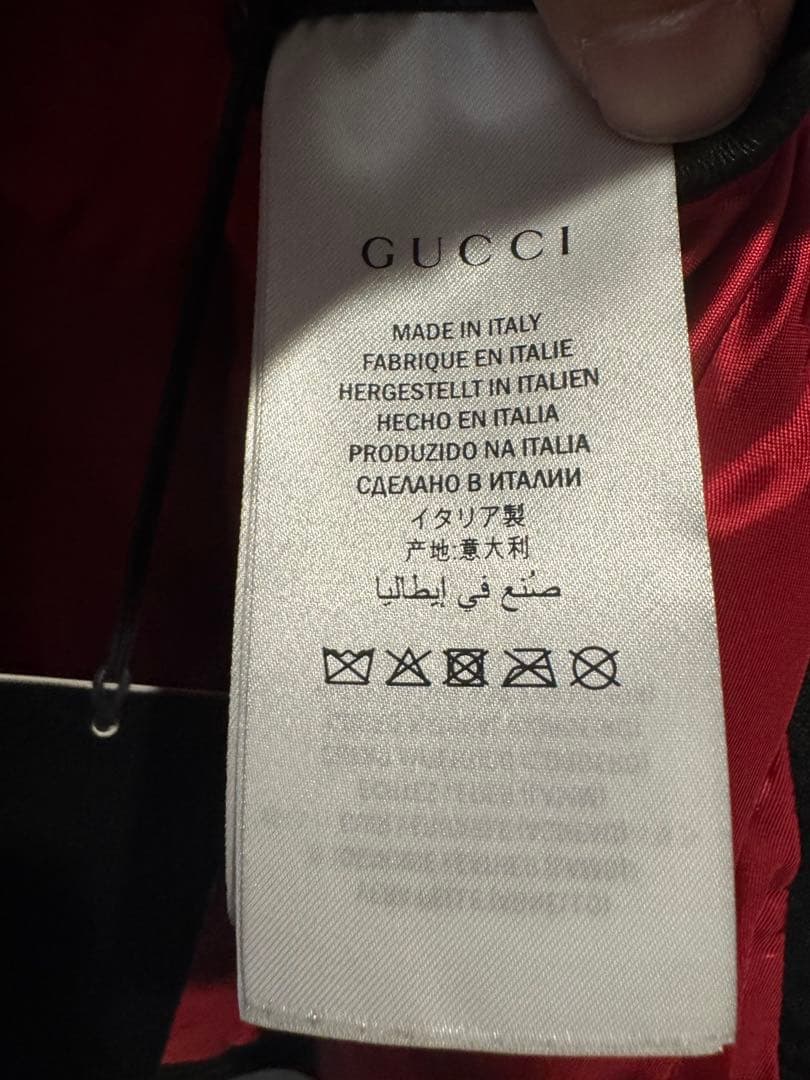 GUCCI 黒 レザージャケット