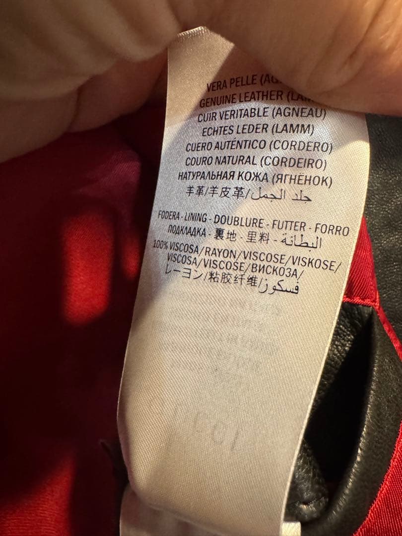 GUCCI 黒 レザージャケット