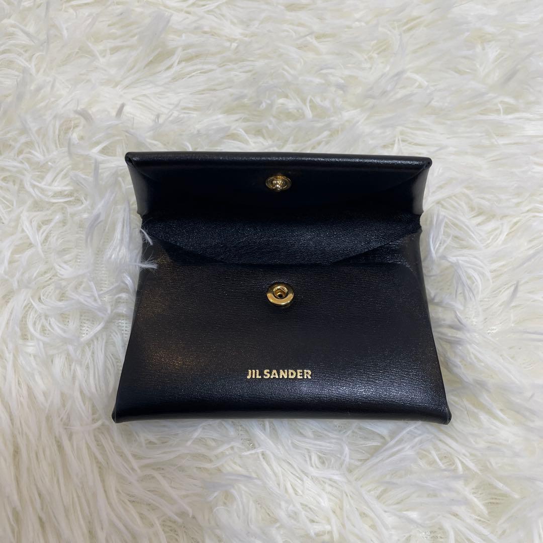 極美品✨ジルサンダー JIL SANDER ケース 財布 レザー 黒