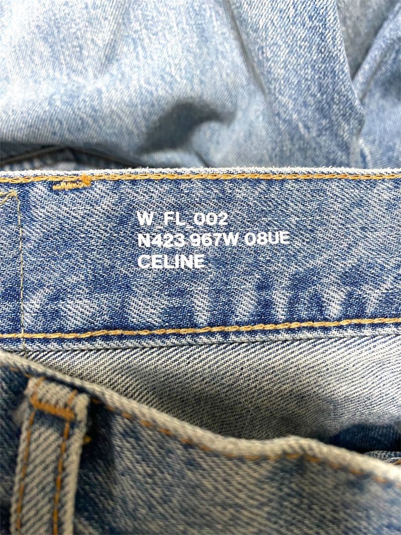 CELINE ディランフレア　デニム　サーフ　28
