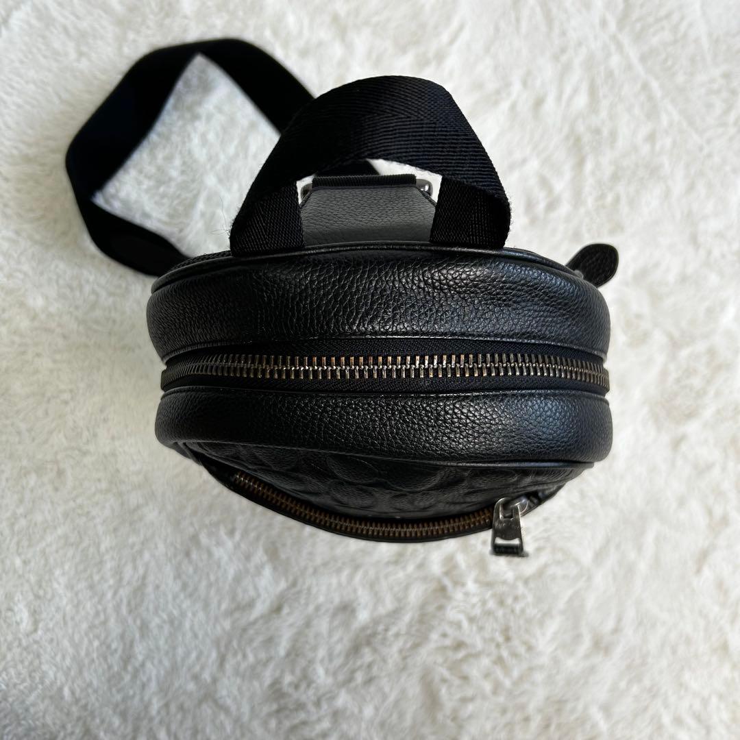 COACH シグネチャー　ボディーバック　黒　C1073 黒