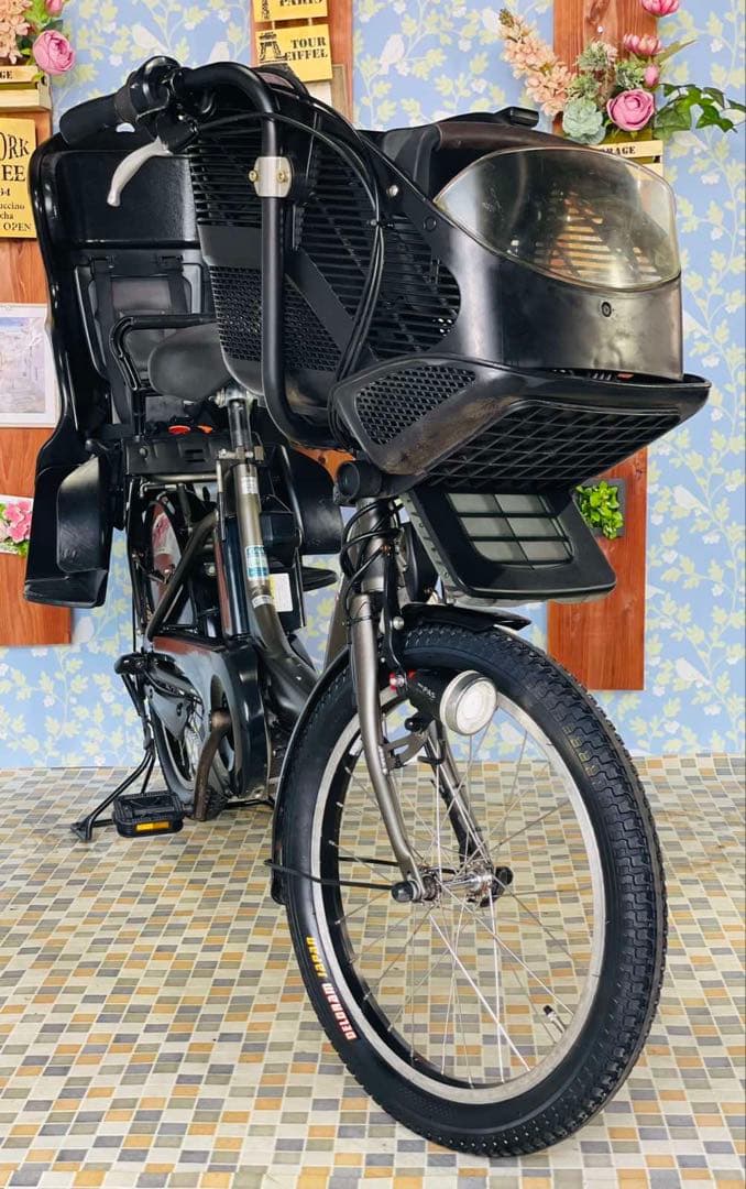 2412ヤマハ3人乗り対応20インチ子供乗せ電動アシスト自転車