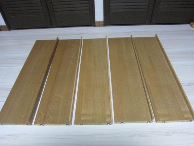 MUJI /無印良品　オーク材薄型ラック　奥行21ｃｍ　廃盤商品