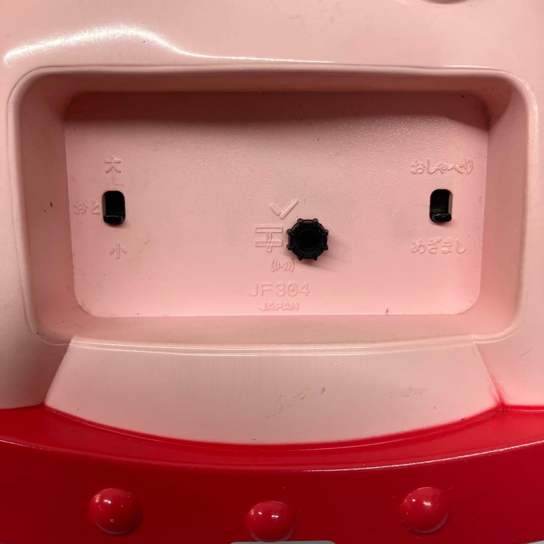 【HELLO KITTY】おしゃべり目覚まし時計　木馬キティ　当時物　希少　レア