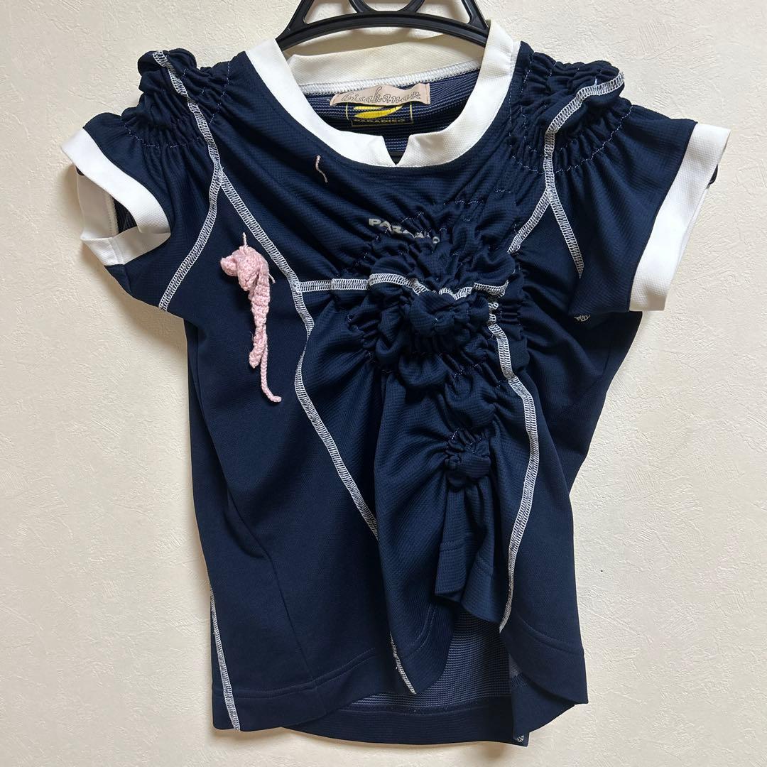 hisakanao ギャザー入り トップス