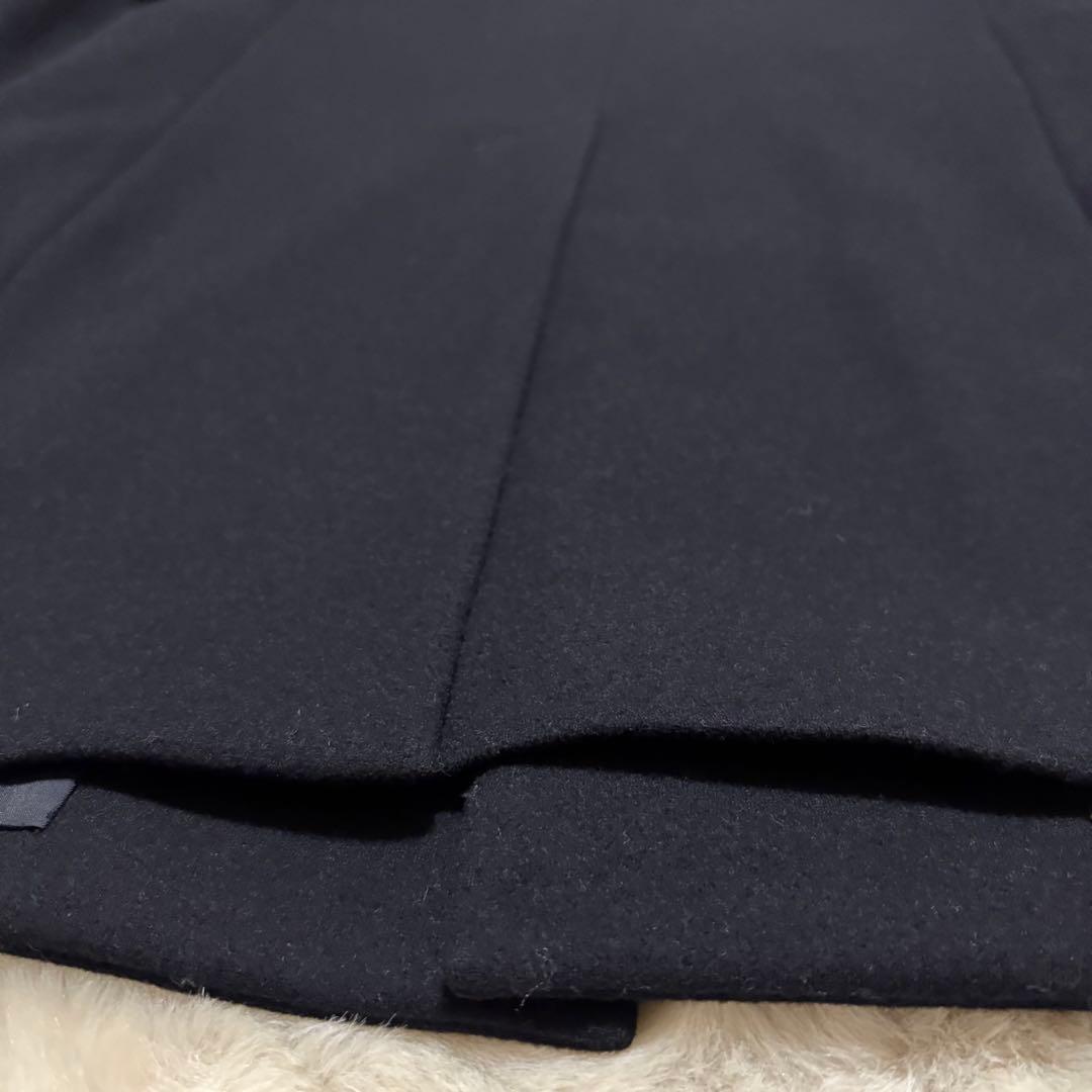 美品✨セオリー チェスターコート ネイビー ロング 総裏 ウール 40サイズ