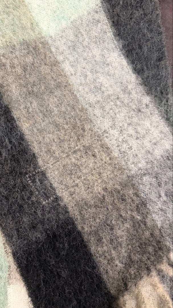 雪*様 Acne Studios MOHAIR CHECKED SCARF マフ