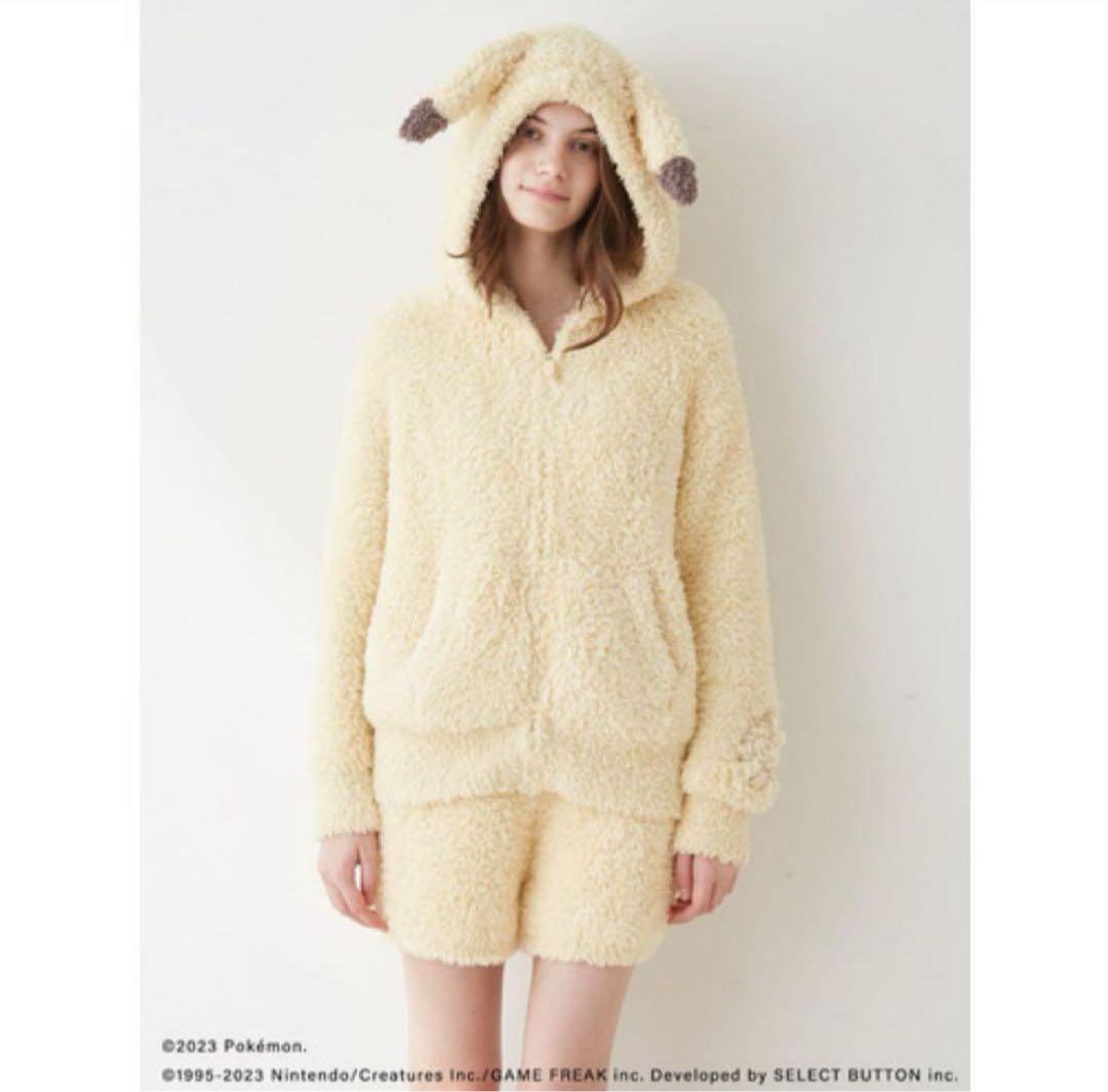 ジェラートピケ　ピカチュウコラボウェア上下　フリー新品