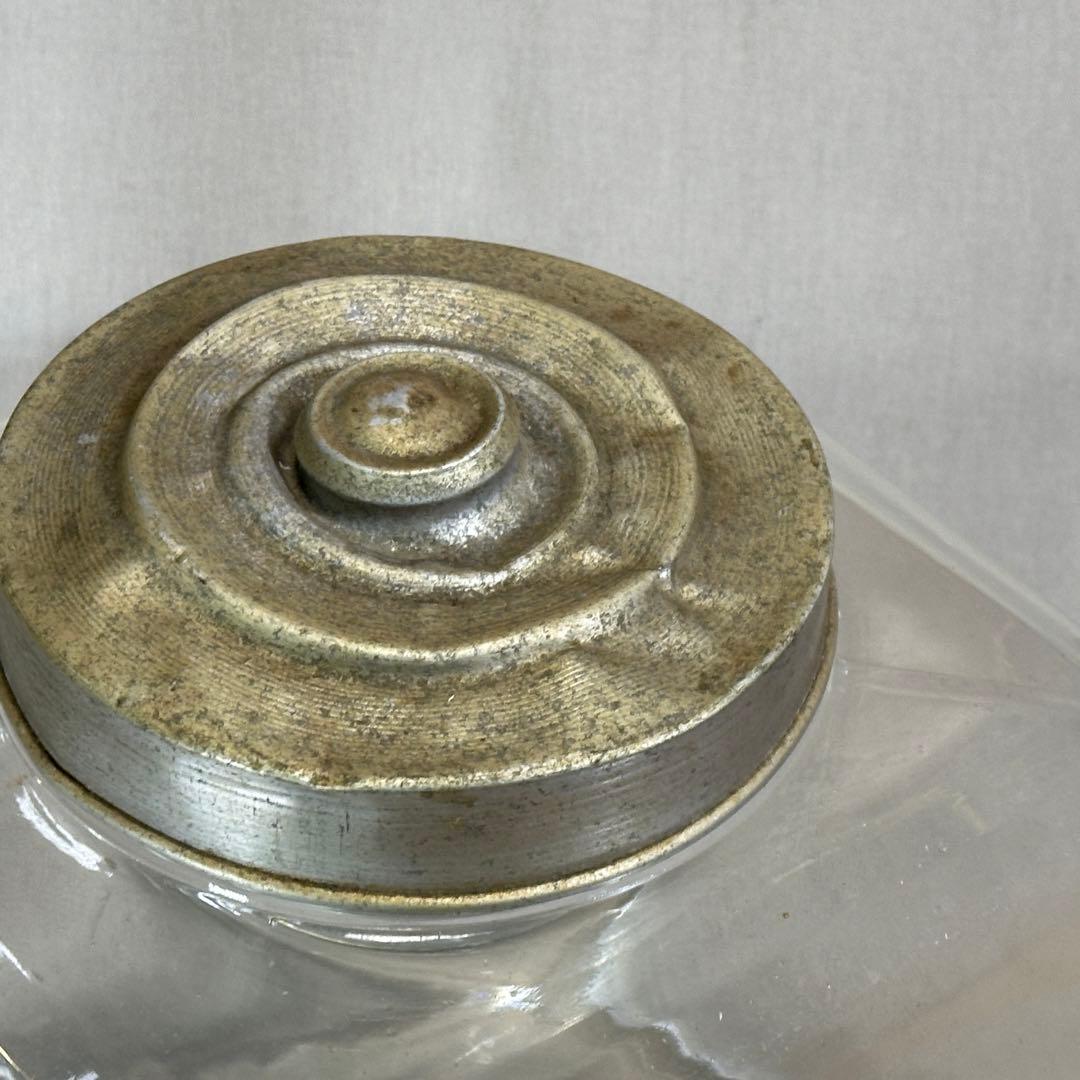 ガラスキャニスター　ガラス製菓子瓶 5点セット◇菓子瓶　レトロ　当時物　古道具