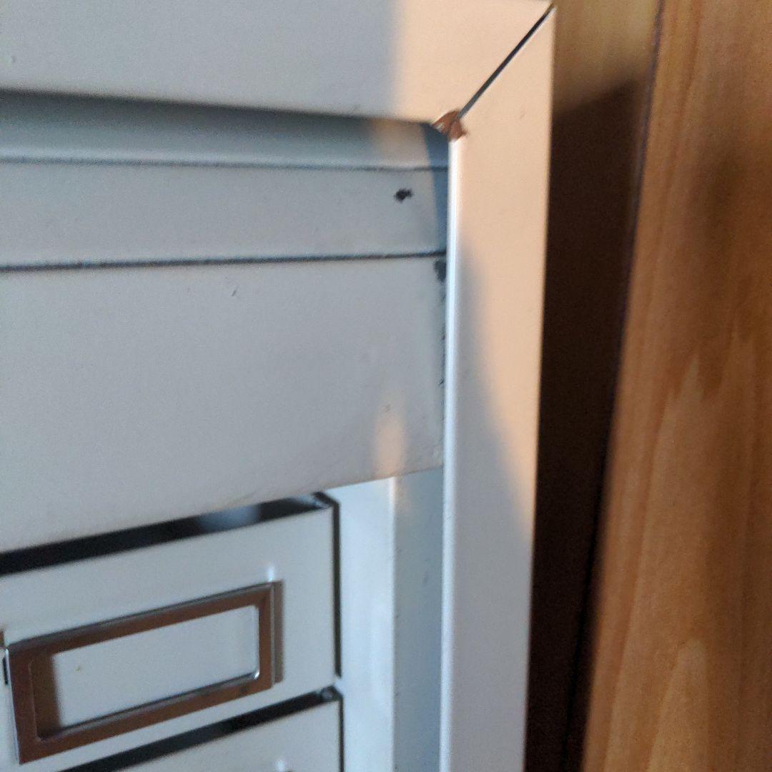 ホワイト書庫・キャッシュボックス 引き出し7個