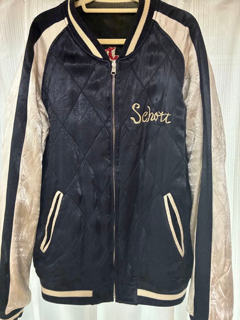 う*ま様 schott ショット　別珍　スーベニア　ベロア　スカジャン　ジャケッ