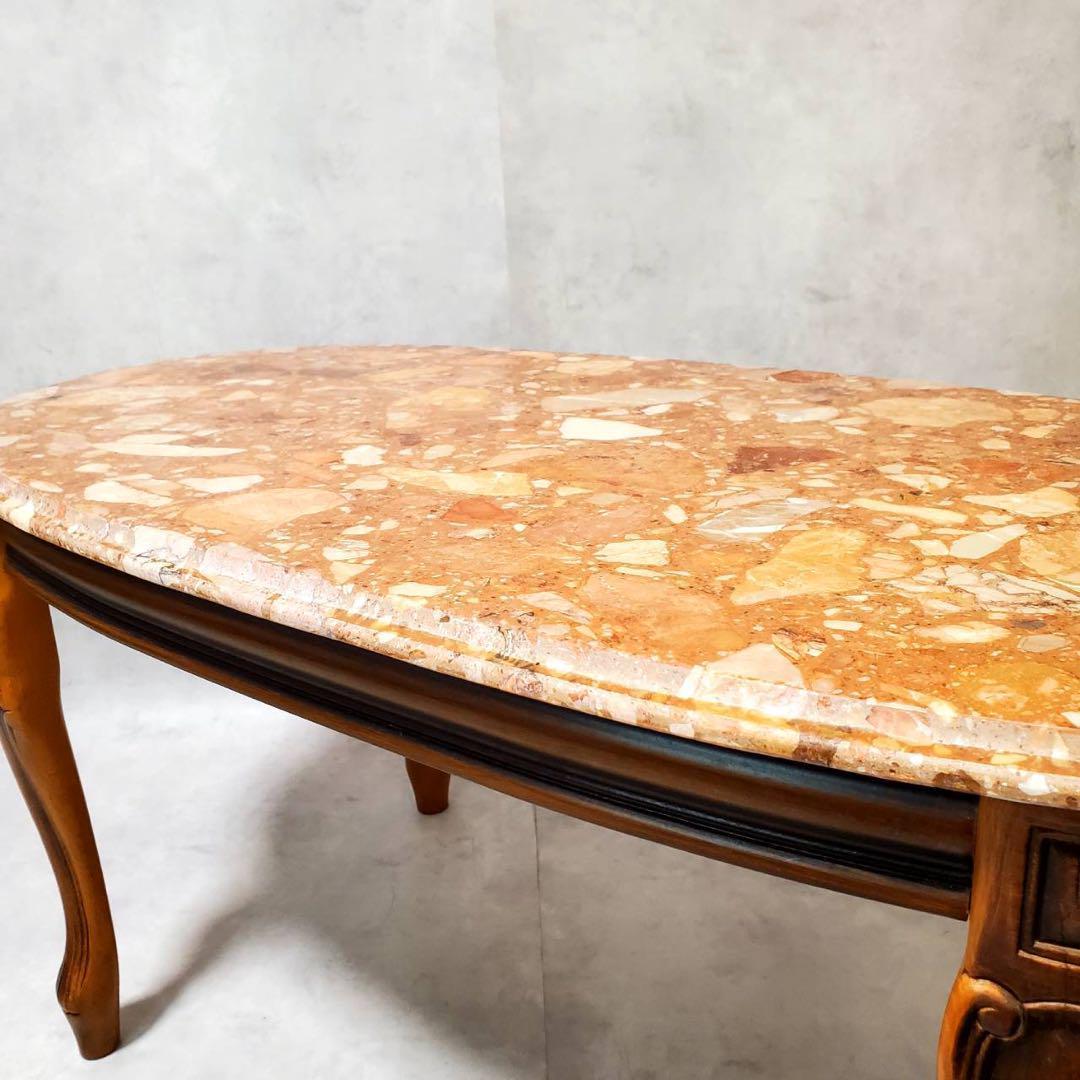 希少 Galimberti ガリンベルティ 大理石 ローテーブル イタリア製