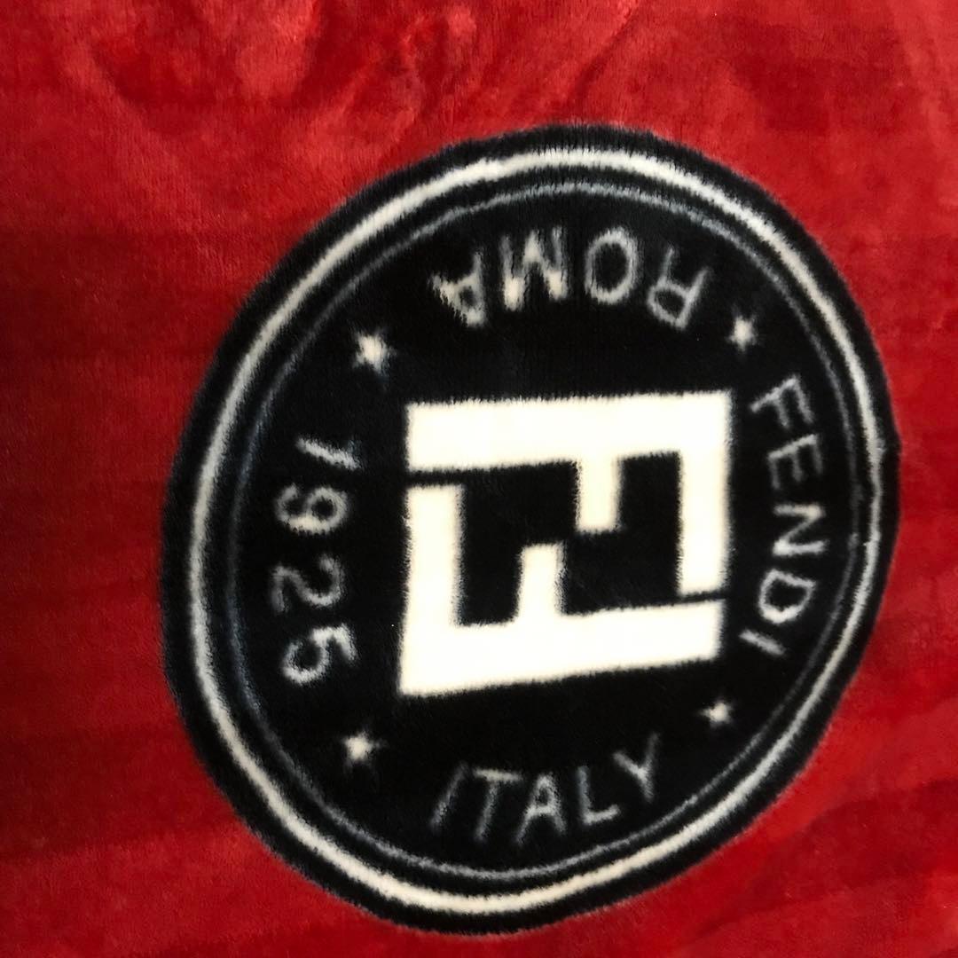 フェンディ　ニューマイヤー毛布　カラフル　バック色々柄　楽しい　暖か