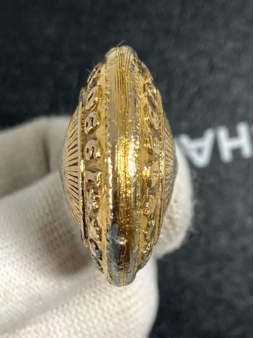 CHANEL シャネル　キーホルダー　キーリング　バッグチャーム　ゴールド　箱付