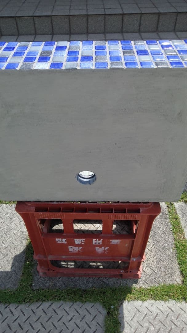 カサブランカタイルガーデンシンク約47cm×約37cm　スタンドセット