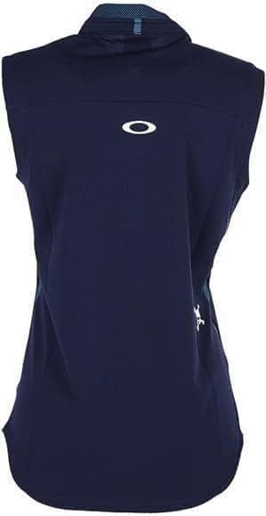 OAKLEY ゴルフ 新品 ポロシャツ XS ハーフジップ 春夏 ロゴ 運動