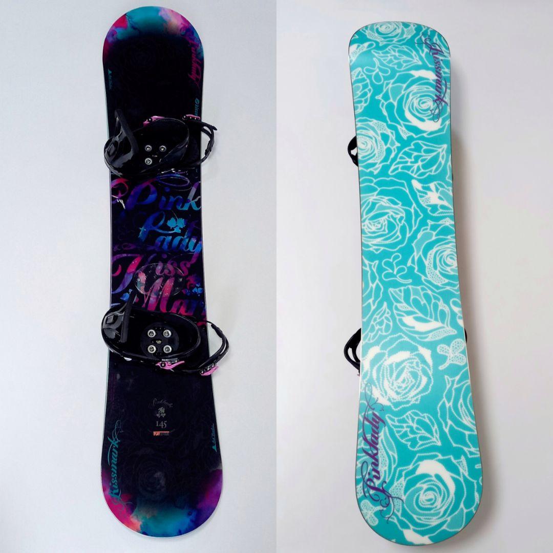 極美品 2点セット スノーボード キスマーク ピンクレディ バートン PONY
