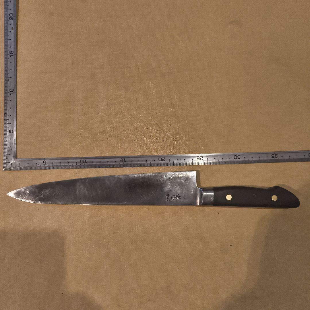 黒田刃物　研秀 牛刀 特殊鋼別打刃渡25cm