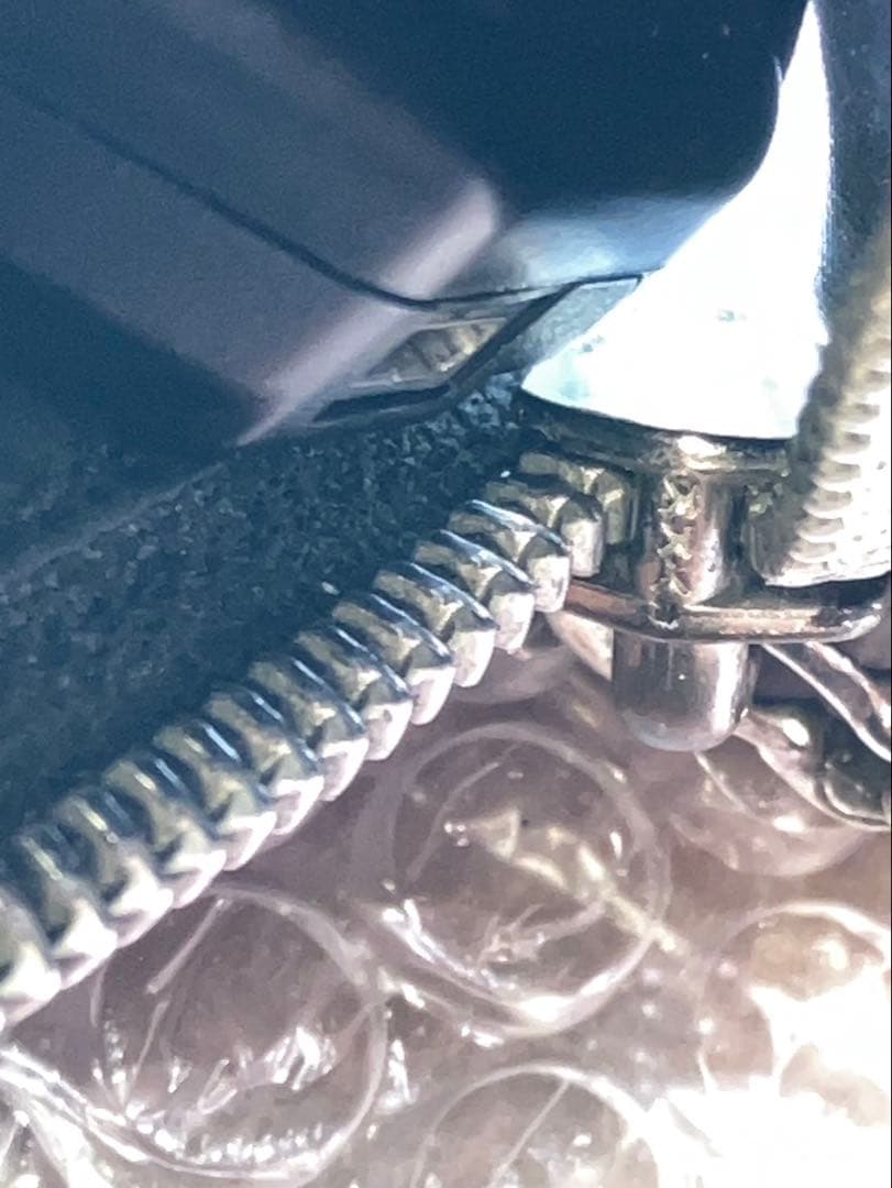 クロムハーツ　ウェーブウォレット　クロスボタン