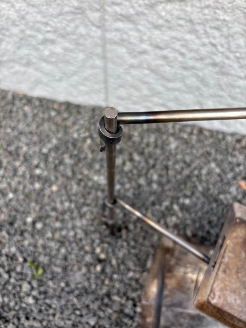 ハンドメイド　焚き火ハンガー　ファイヤーアンカー