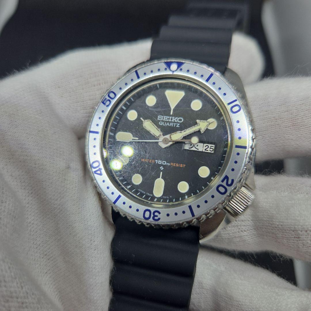 norice　　SEIKO　7548-7000　稼働品　ベゼル、ベルト社外