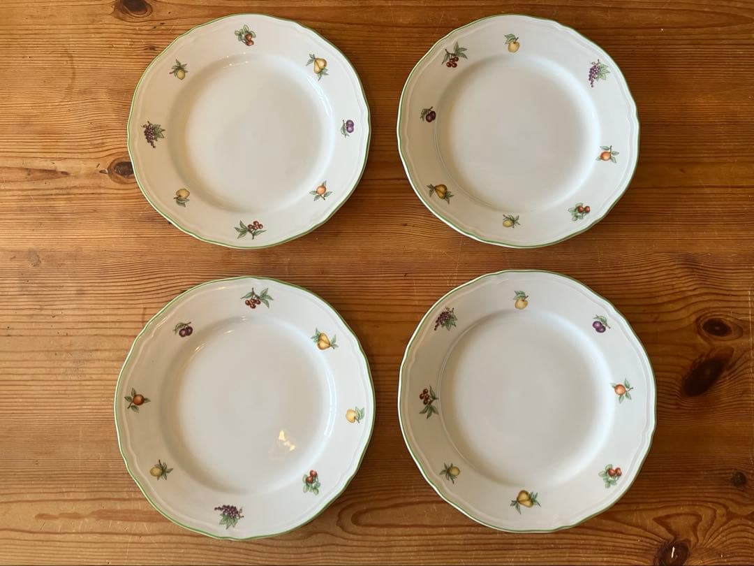 ジノリ　アンティコエデン　19デザートプレート×4