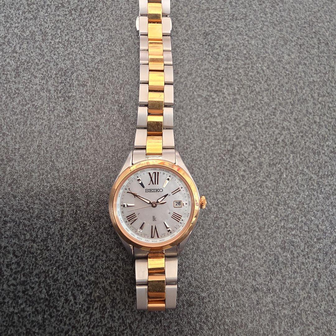 ももはな　SEIKO/LUKIA腕時計 1Pダイヤ 1B35-0AA0