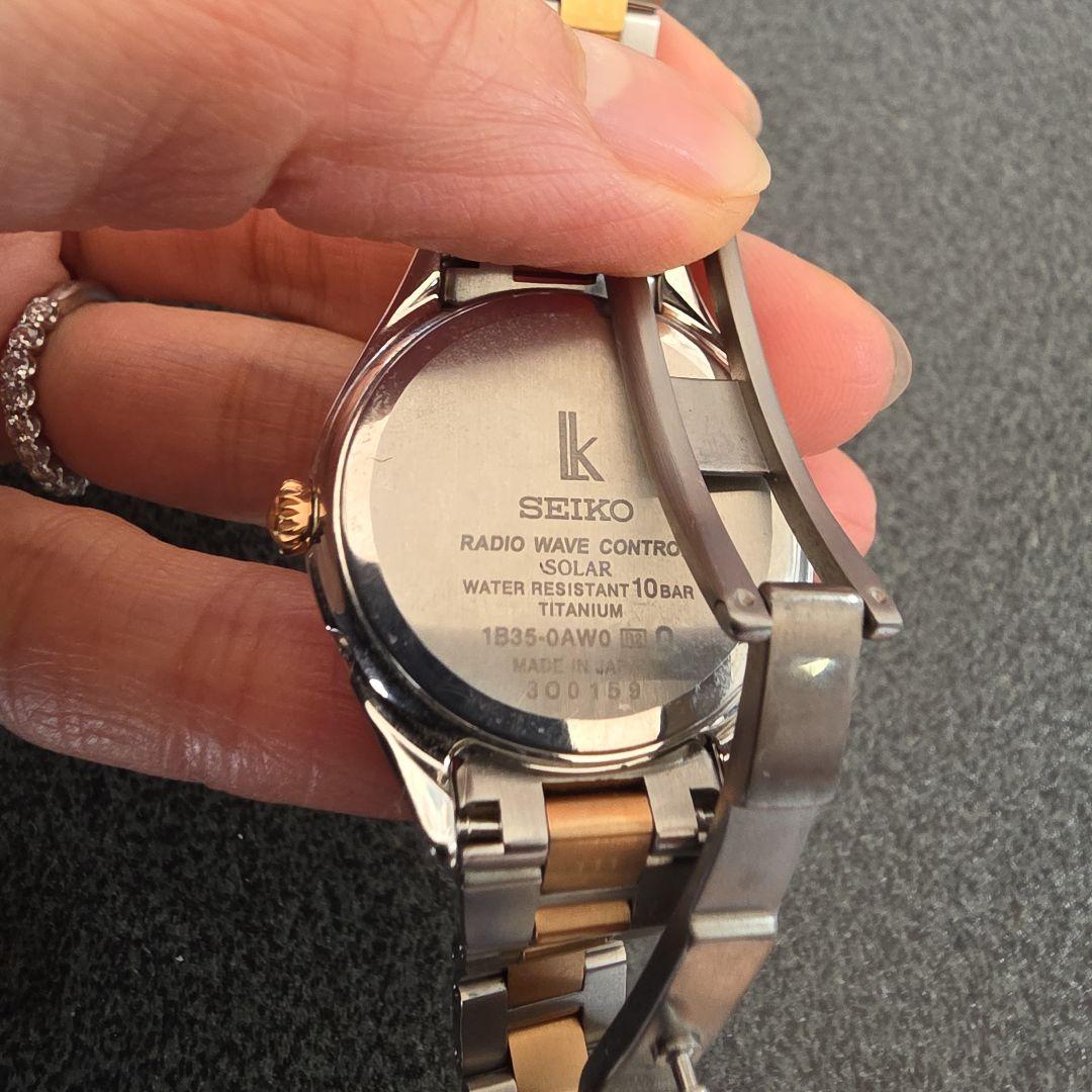 ももはな　SEIKO/LUKIA腕時計 1Pダイヤ 1B35-0AA0