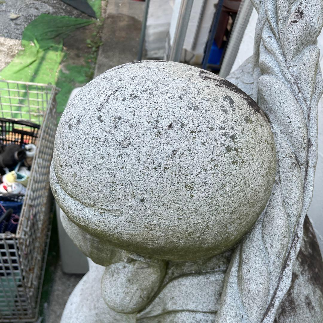 【関西圏配送可】七福神　布袋尊　石像 600kg〜850kg