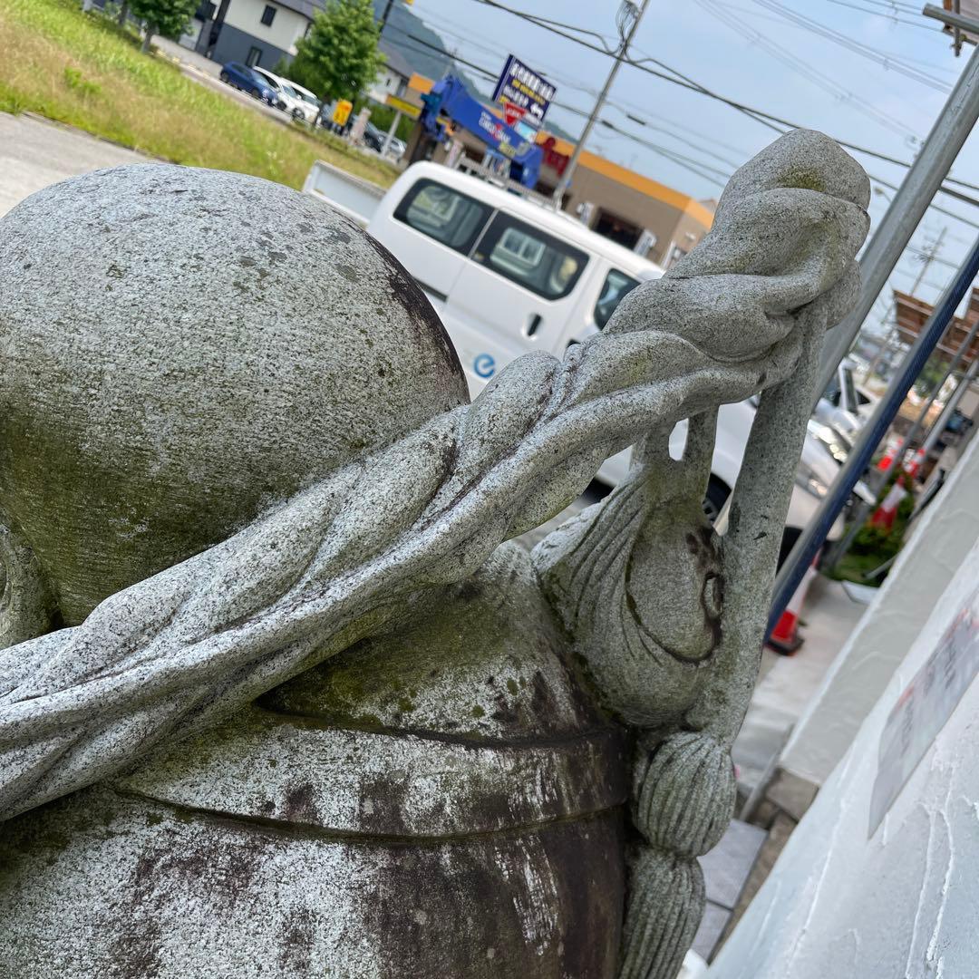 【関西圏配送可】七福神　布袋尊　石像 600kg〜850kg