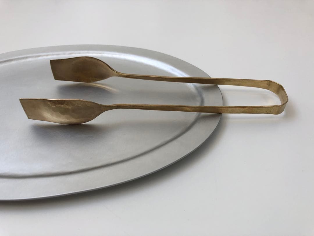 新品未使用　入手困難　川地あや香　トング　大　真鍮