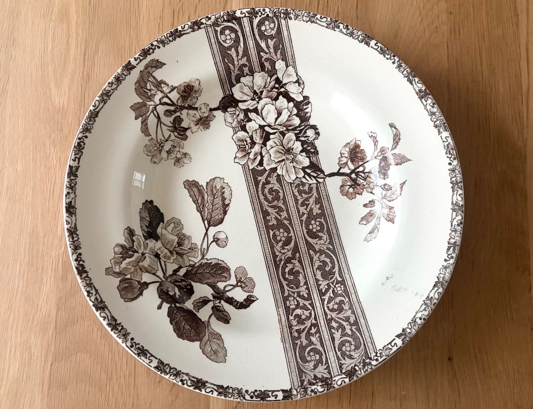 専用　フランスアンティーク プレート ２枚　美品　エミール・ブルジョワ