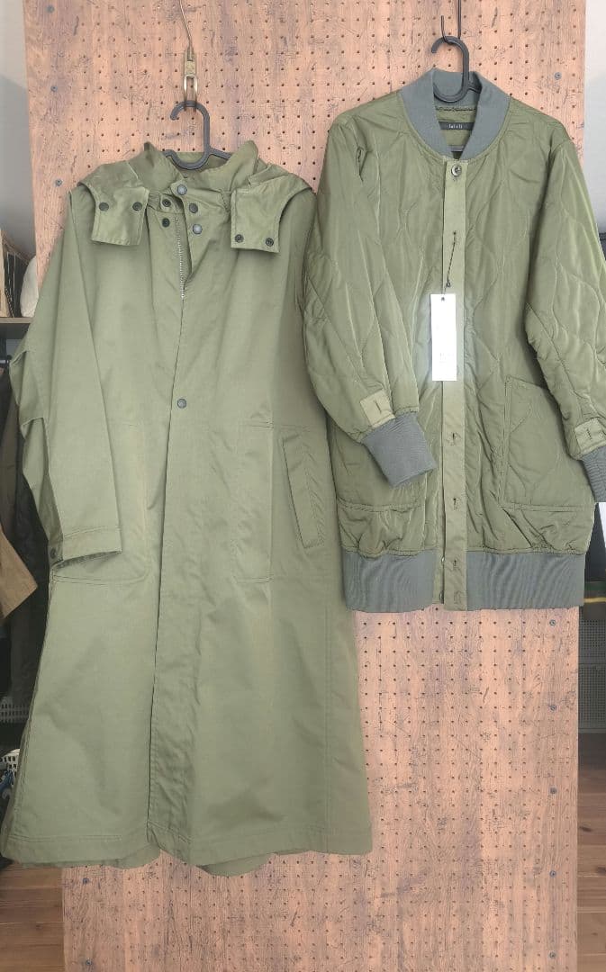 lelill レリル　アウターセット　3wayバックタックモッズコート