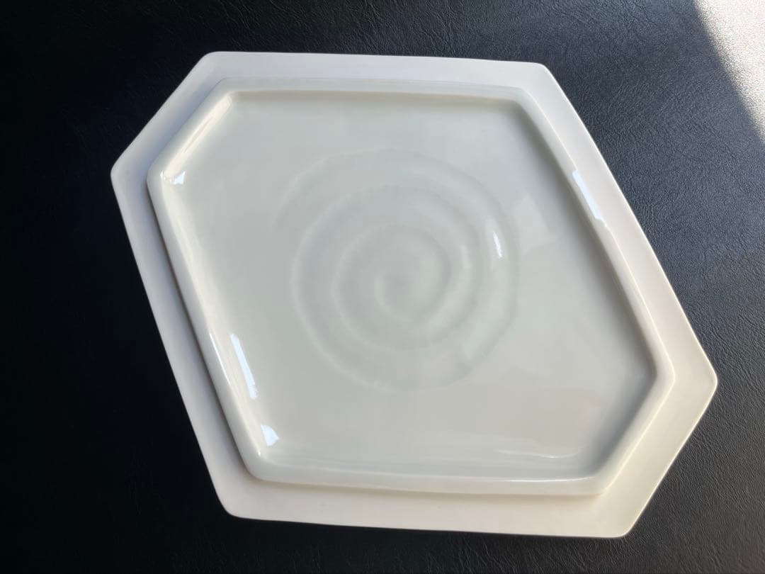 紫翠窯 西村徳泉 作 染付　櫂の絵　食籠